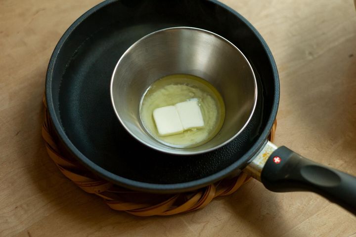 バターを溶かす