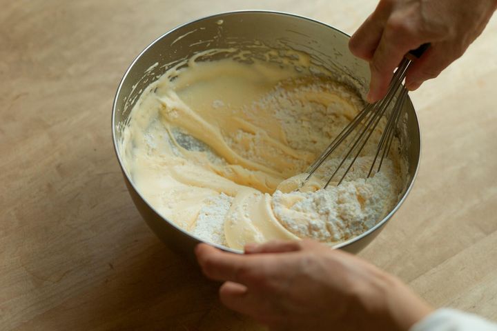 薄力粉を加える