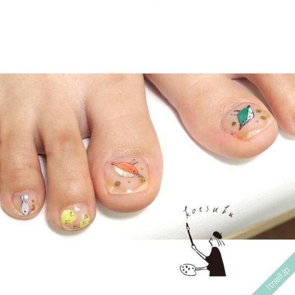小粒nailが投稿したネイルデザイン [photoid:I0087087] via Itnail Design (744461)