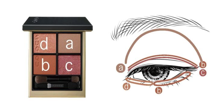 【二重メイク 塗り方】SUQQU シグニチャー カラー アイズ 13