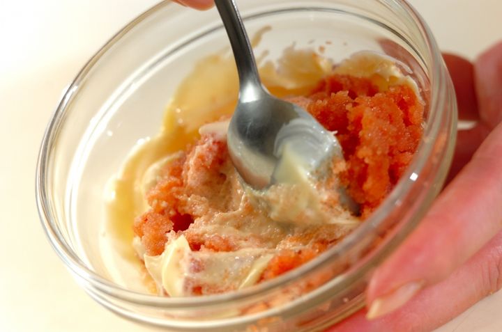 フライドポテト・明太子ディップの作り方2