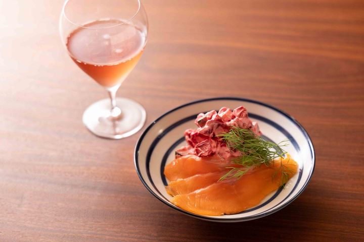 華やかな色が魅力の“ビーツのサラダ”