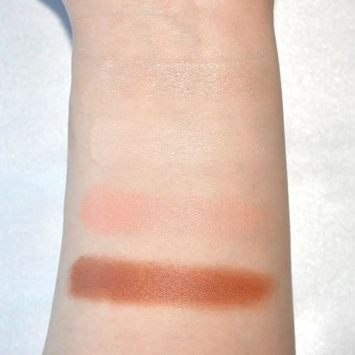 【ファミマ コスメ】sopo アイパレット 05 ヌーディピーチ スウォッチ