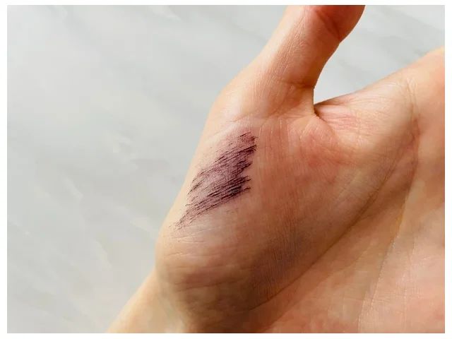 sopo（ソポ）カラーマスカラ 11 メタリックラベンダー スウォッチ