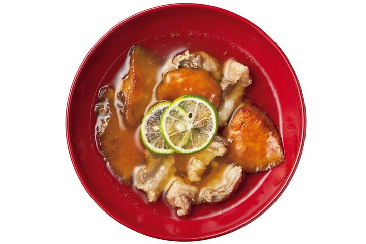 穴熊と天然きのこのお椀