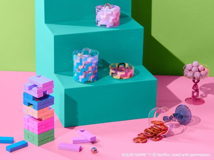 キャニスター・バランスブロックゲーム