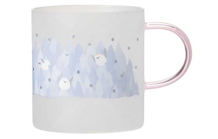 「耐熱グラスマグシマエナガ」355ml 2850円