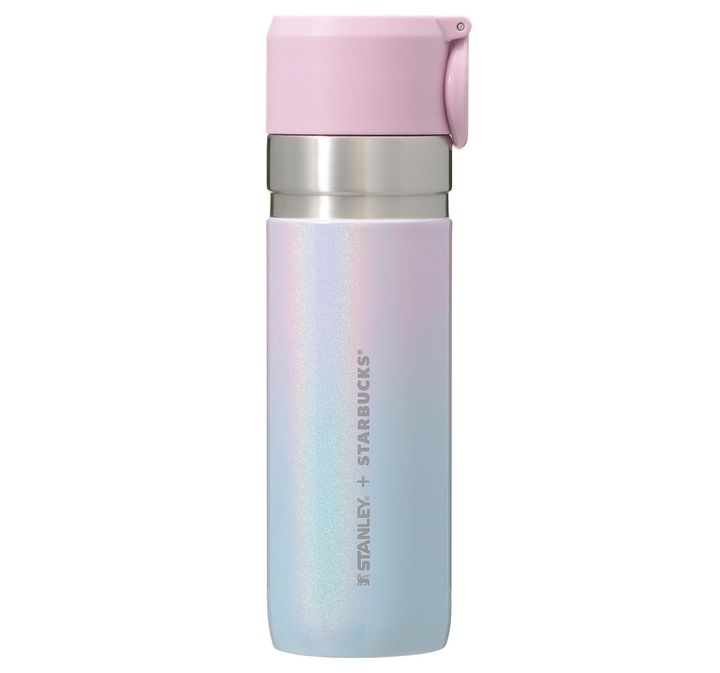 「ステンレスボトルSTANLEY グラデーションブルーピンク」473ml 6200円