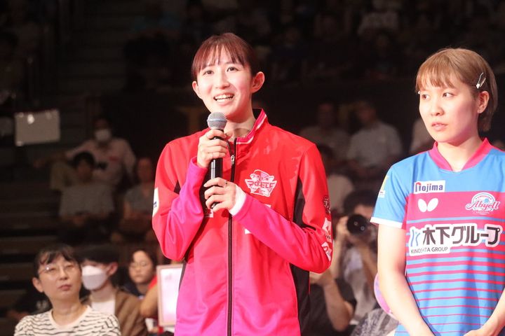 早田ひな 撮影：SPREAD編集部