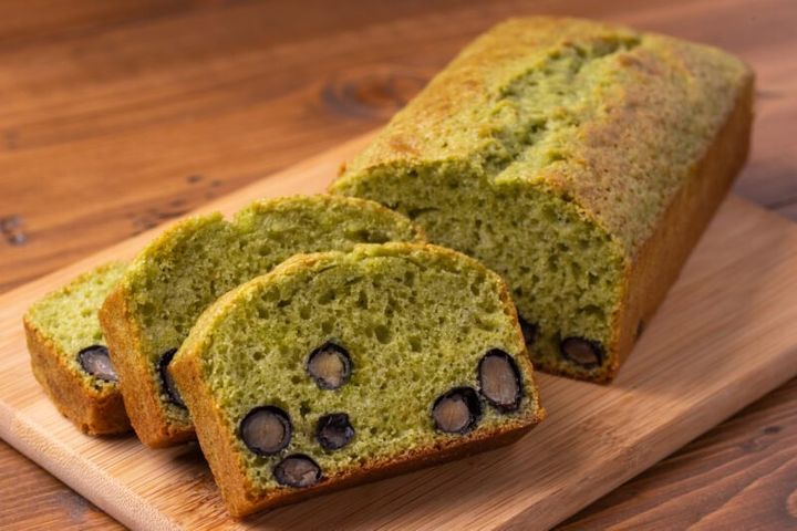 黒豆と抹茶のパウンドケーキ
