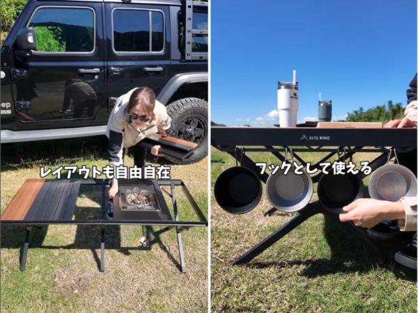 キャンプ上級者が使ってる！使い方無限大なキャンプテーブルが優秀すぎる！