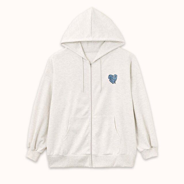 しまむらのハートロゴパーカー