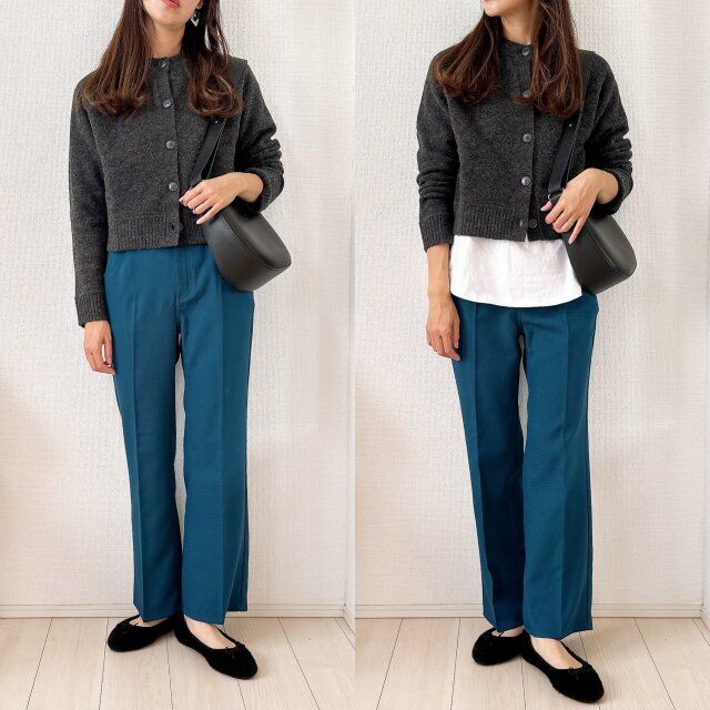 レイヤードする方がおしゃれみえ