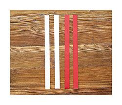 画用紙で工作！ お正月を手作りの「紅白ハートのはし置き」で迎えよう！の画像2