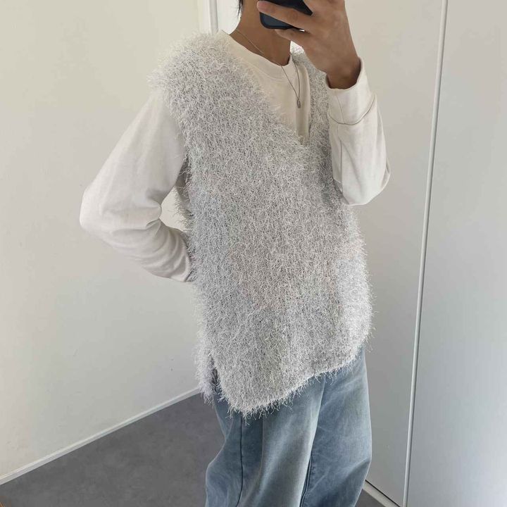 画像3: キラキラシャギーが可愛いベスト