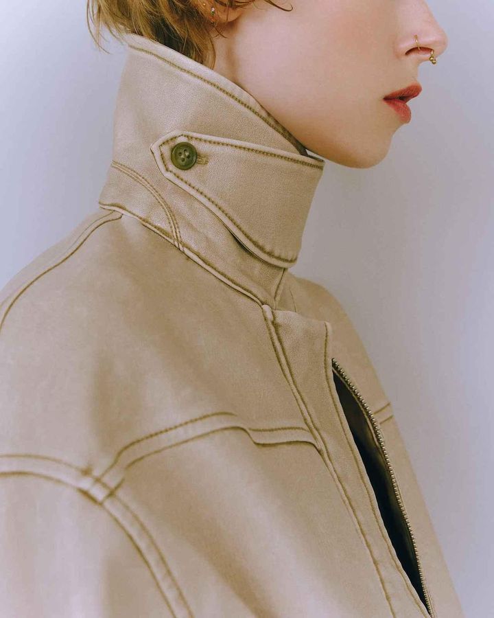 画像: 【ナウンレス】「フェイクレザージャケット」¥55,000（税込）