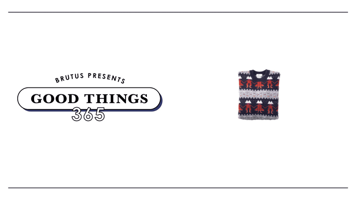 〈ヘリル〉のクルーネックニット