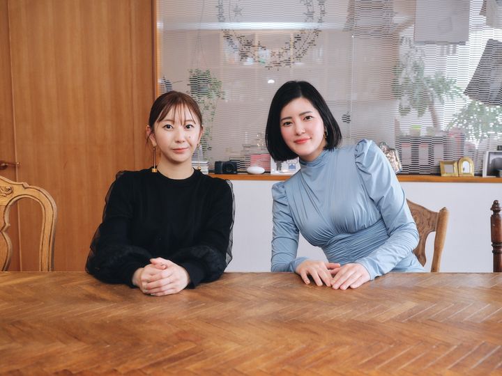 吉田ユニと庄司夏子のポートレート