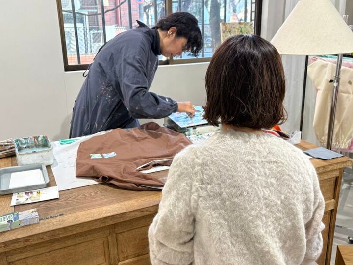 岩瀬ゆか 対面制作