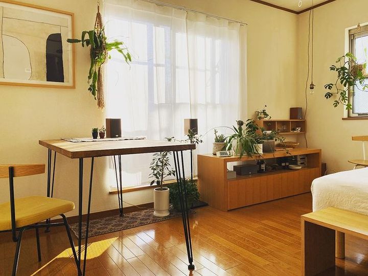 狭くても植物との暮らしを楽しむ。30㎡以下でも叶う植物のある暮らし3選