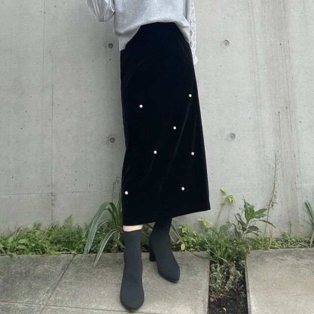 2024しまむらレディースパールナロースカート