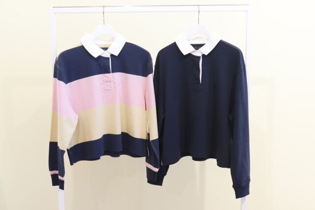 ユニクロのJWAラグビーポロシャツ1
