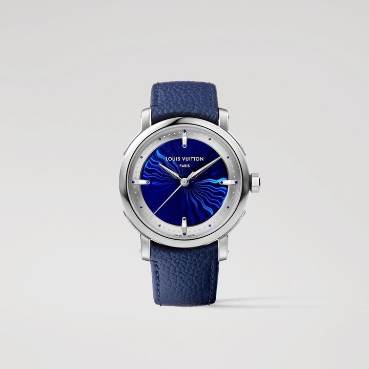 エスカル オトマティック プラチナ ブルーエナメル（PT×WG×エナメル、カーフストラップ、ケース径39mm、自動巻き）￥10,725,000