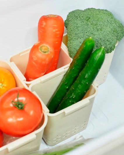 3COINS 野菜室収納３個セット