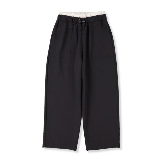 しまむらのダブルウエストワイドパンツ