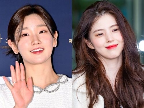 パク・ソダム（左）とハン・ソヒ