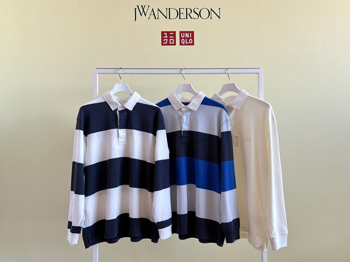 画像: 【UNIQLO and JW ANDERSON】オーバーサイズラガーポロシャツ（男女兼用）各¥3,990 www.uniqlo.com
