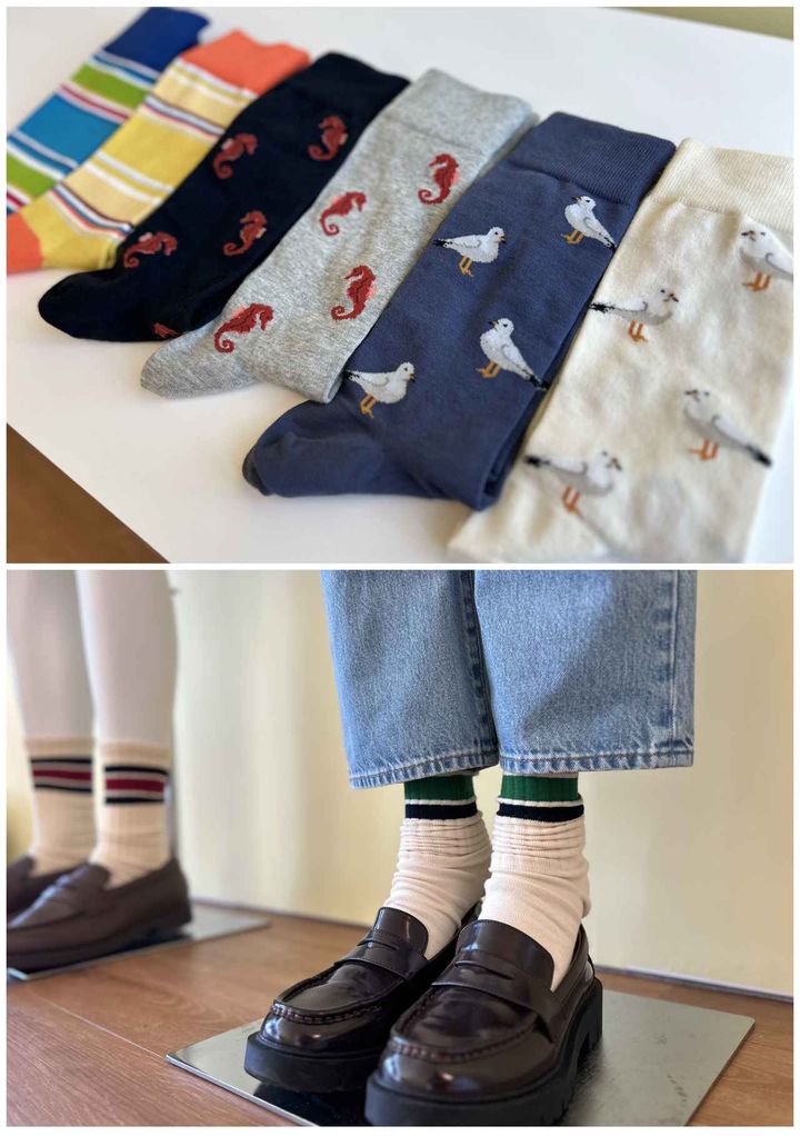 画像: 【UNIQLO and JW ANDERSON】ソックス（男女兼用）各¥390 www.uniqlo.com