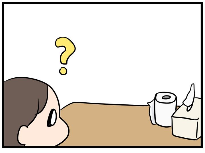 画像4: ティッシュと