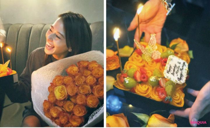 山本舞香「夫や大好きな友人たちにお祝いをしてもらいました」