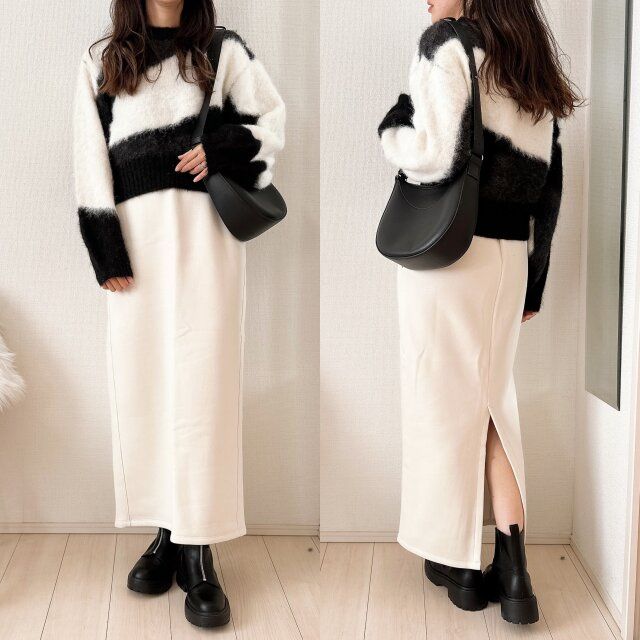 しまむら TTSAYニュアンスPO ロングスカート合わせ