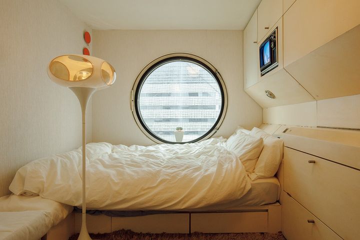 東京〈中銀カプセルタワービル〉内観