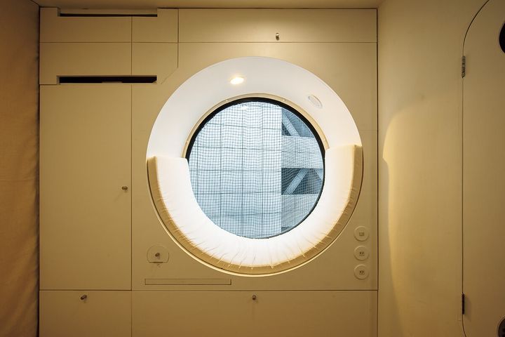 東京〈中銀カプセルタワービル〉内観