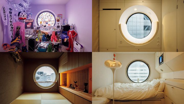 東京〈中銀カプセルタワービル〉内観