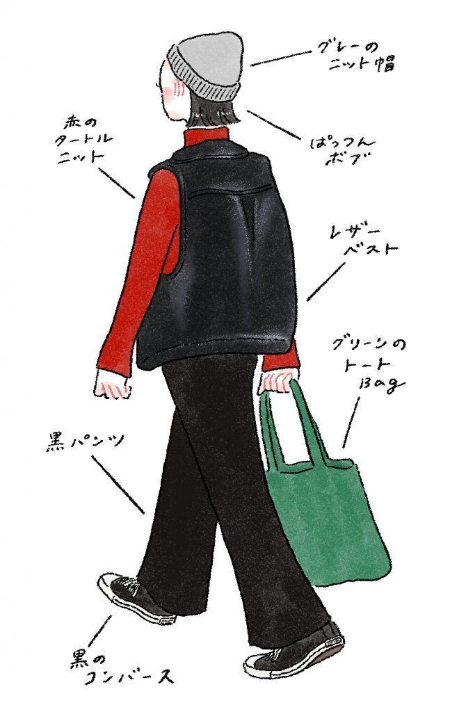 ニット帽コーデ【FUDGENA:aya.mの街で見かけたおしゃれさん vol.33】