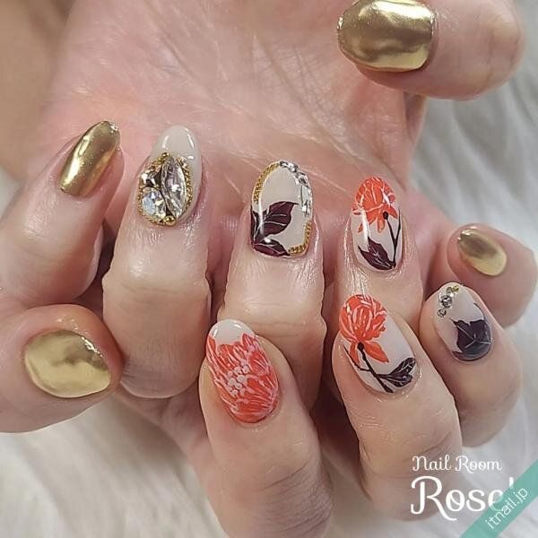 Rose’が投稿したネイルデザイン [photoid:I0125535] via Itnail Design (744881)