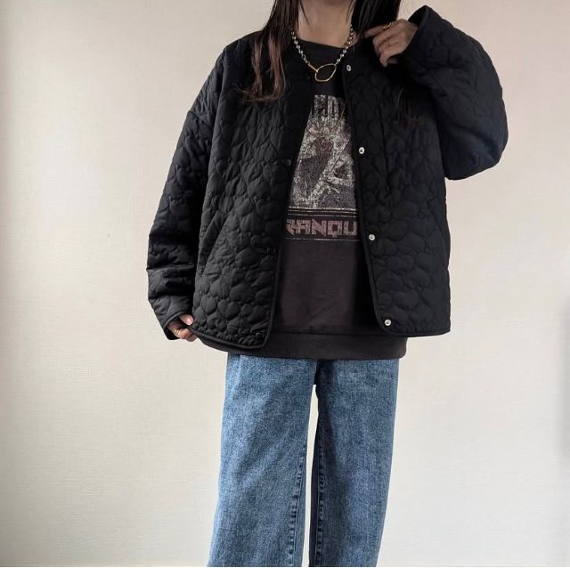 ハートガラキルティングJK