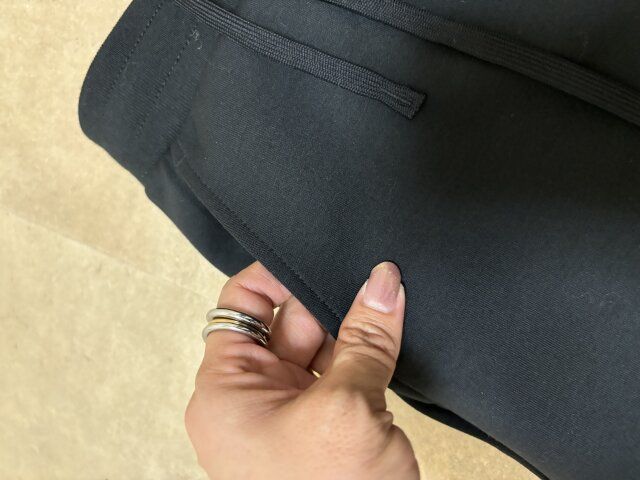 ユニクロ ドライスウェットワイドパンツ ポケット付き