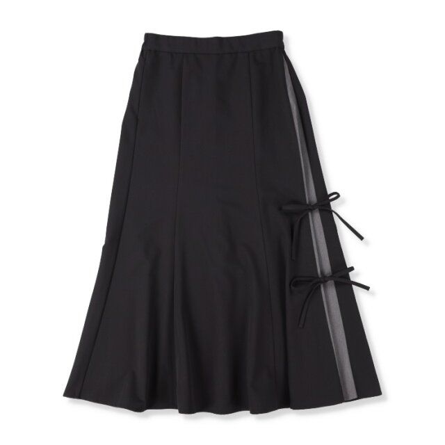 しまむらのリボンディティールスカート
