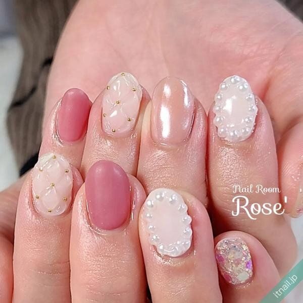 Rose’が投稿したネイルデザイン [photoid:I0125508] via Itnail Design (744757)