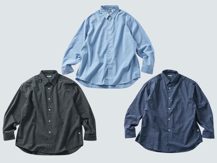 画像: 【ローソン × FREAK'S STORE】第3段「リラックスフィット インスタント チェックネルシャツ」 各¥3,520（税込）