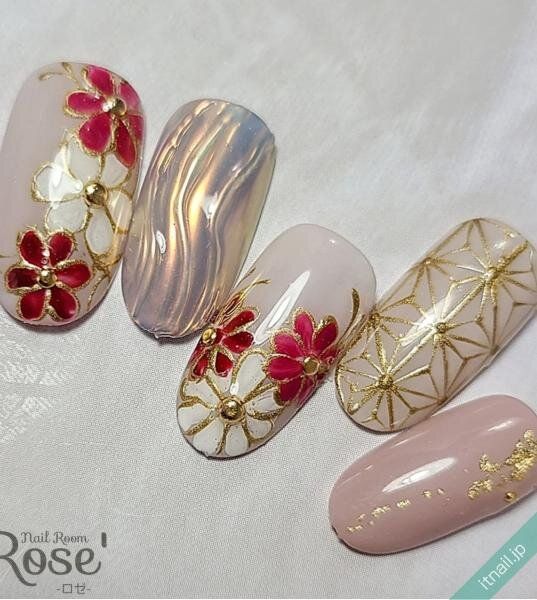Rose’が投稿したネイルデザイン [photoid:I0108565] via Itnail Design (744848)