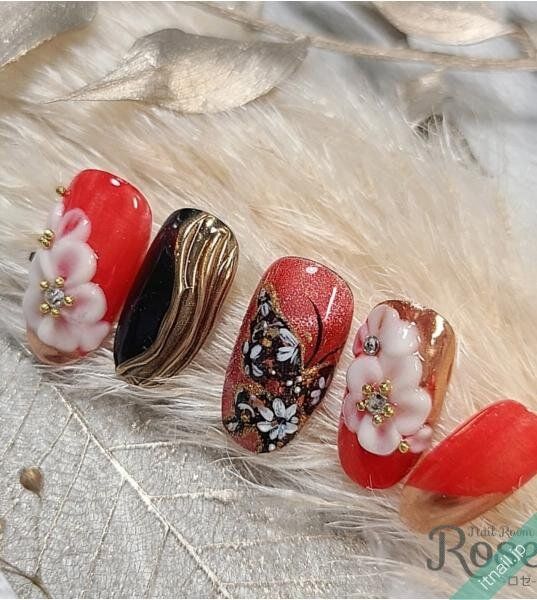 Rose’が投稿したネイルデザイン [photoid:I0108564] via Itnail Design (744854)