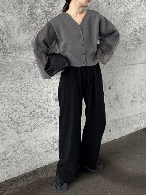 スウェットパンツコーデ2