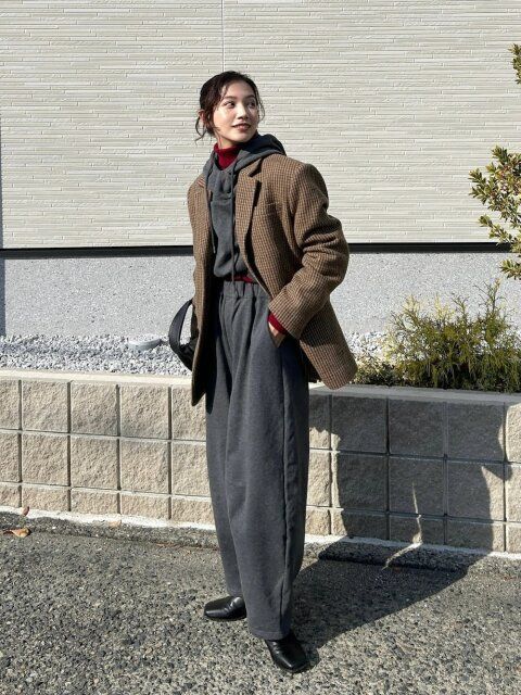 スウェットパンツコーデ3