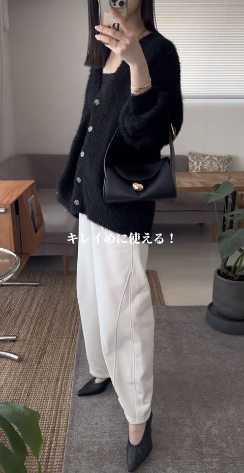 スウェットバレルレッグパンツ7